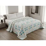 Přehoz na postel ELIVINE bílý, 100% bavlna Rozměr: 170 x 210 cm