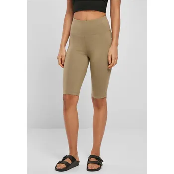 Dámské oblečení Dámský organický strečový dres Cyclo khaki Urban Classics hnědá 2547177