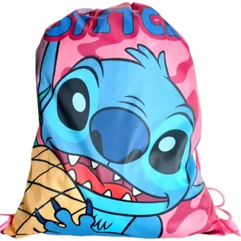 Školní sáček DIFUZED • Sáček na přezůvky / vak na záda Lilo a Stitch - 41 x 33 cm