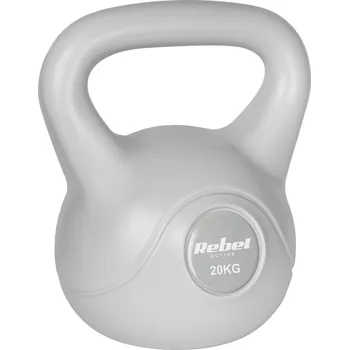 Rebel RBA-2322G Kettlebell Active 20 kg, šedý