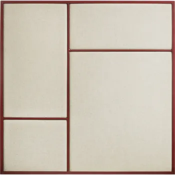 Magnetická kreslící tabulka Please Wait To Be Seated, Korková tabule Nouveau Pin M, červená - Formadore