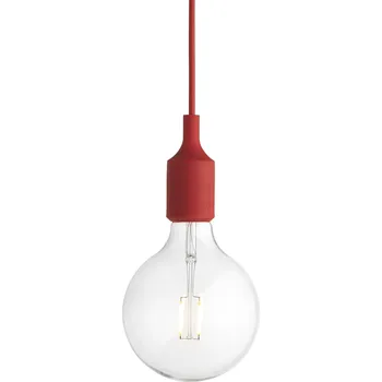 Muuto, Závěsné svítidlo Muuto E27, červené - Formadore
