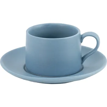 Zafferano, Šálek na kávu Levante s podšálkem 80 ml sytě modrý - Formadore
