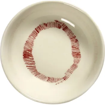 Serax, Miska Feast 7,5 cm, bílo-červená - Formadore