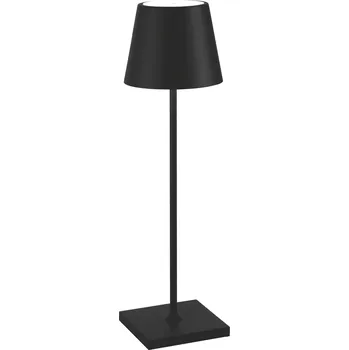 Lampička Zafferano, Stolní lampa Poldina 38 cm černá matná - Formadore