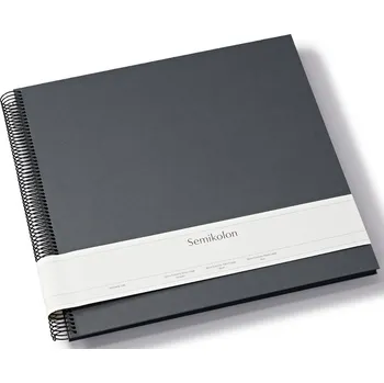 Semikolon, Album na fotografie Uni Economy velký, tmavě šedý s černými listy - Formadore