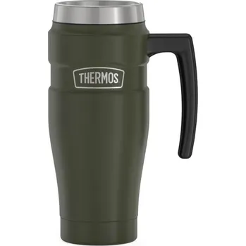 Thermos, Termohrnek s uchem Style, 470 ml, tmavě zelený - Formadore