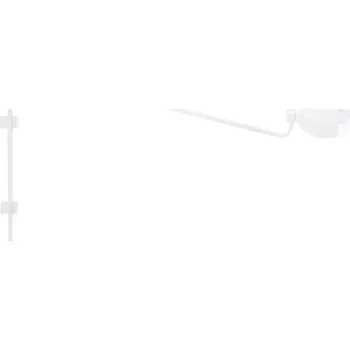 Nástěnné svítidlo Zafferano, Nástěnná lampa Super O bílá - Formadore