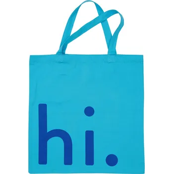 Úložný box Design Letters, Nákupní taška Design Letters Hi sytě modrá - Formadore