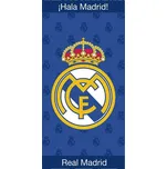 BrandMac • Bavlněná fotbalová osuška FC Real Madrid - motiv Crest Navy - 100% bavlna - 70x140 cm