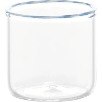 Sklenice Zafferano, Skleněný pohár Intrecci Junior 50 ml bílo-modrý - Formadore