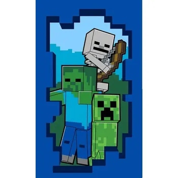 Carbotex Minecraft Mob Monsters 30 x 50 cm Modrá