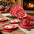 jídelní souprava HIT HT-23010322 18 ks Red Christmas