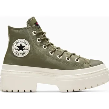 Pánská móda Kožené kecky Converse Chuck Taylor All Star Lugged Heel A11163C zelená 97X, EUR 41