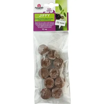Substrát Jiffy Rosteto 22 mm síťka (10 ks)