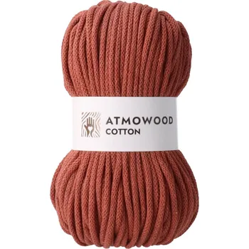 Příze Atmowood cotton 5 mm - cihlová
