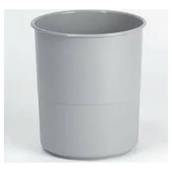 Podlahový mycí stroj koš odp.13l kancel.plný ŠEDÝ, d27x30cm, plast