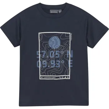 Pánské tričko Tričko s krátkým rukávem COLOR KIDS Boys T-shirt W. Print - S/S-7850-Total Eclipse, 2025 - 164