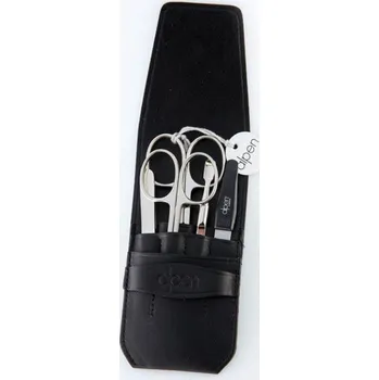 Pracovní nůž Manikúrní sada ALPEN Nickel kožená 5 ks černá