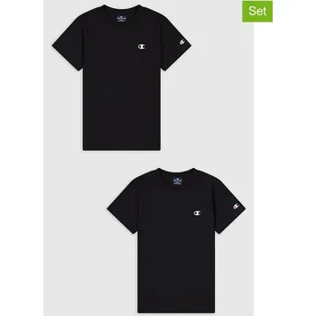 Dívčí tričko Tričko Champion Schwarz/ Dunkelblau 5997253 146