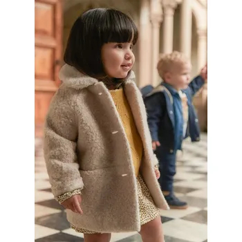 Dívčí oblečení Huňatý kabát s límcem Mayoral - 1502432073 Veľkosť: 68