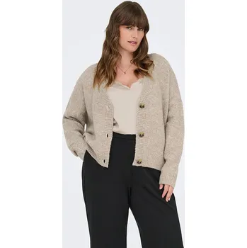 Dámský svetr ONLY Carmakoma Beige 446052 42/44