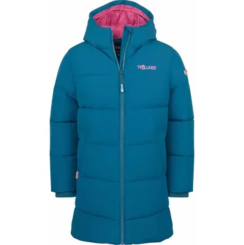 Dívčí bunda Trollkids Türkis 1513597 164