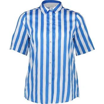 Dámská košile Košile Eterna Blau/ Weiß 9943417 36