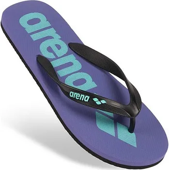 Pánské žabky Arena Türkis/ Lila/ Schwarz 7167034 44