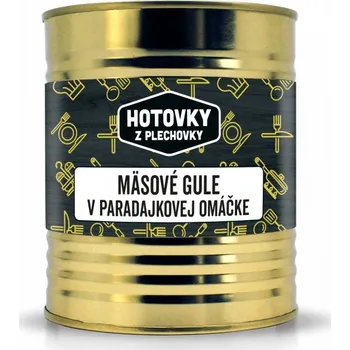 Hotové jídlo Hotovky z plechovky Masové kuličky v rajčatové omáčce plech 800 g