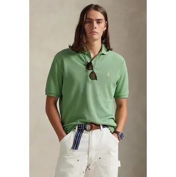 Oblečení a móda Bavlněné polo tričko Polo Ralph Lauren, L, zelená, 97X