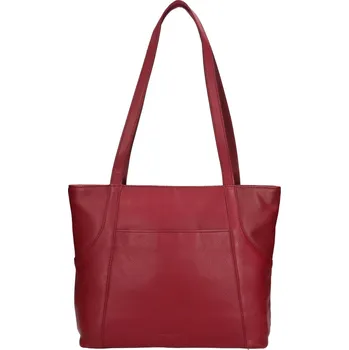 Kabelka Kožená dámská kabelka přes rameno SendiDesign Marta - vínová