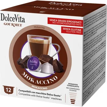 Dolce Vita Italfoods Dolce Vita Mokaccino cappuccino s čokoládou do Dolce Gusto 12 kapslí