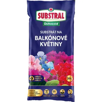 Substrát Substral Substrát s hnojivem Osmocote pro balkonové květiny 20l