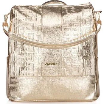 Módní doplněk Dámský batoh RIEKER C2415-032-T29 zlatá W5 -UNI-
