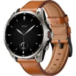 Madvell Onyx 3 s GPS platinové s koženým řemínkem + silikonový řemínek