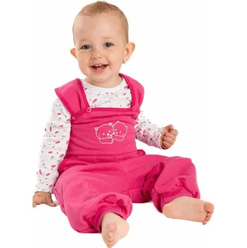 Dívčí laclové tepláky Betty mode růžové