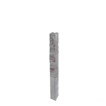 Příslušenství pro plot DITON Plotový systém QUICK WALL STONE šedý mix AKCE sloupek rohový 160 šedý mix