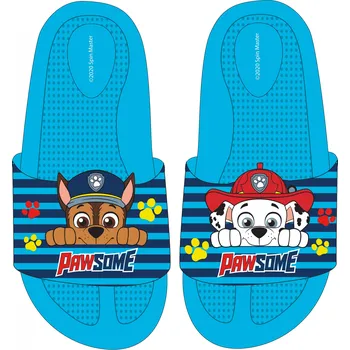 Chlapecké pantofle E plus M • Dětské / chlapecké gumové pantofle Tlapková patrola - Paw Patrol - Chase a Marschall - vel. EU 29 / 30