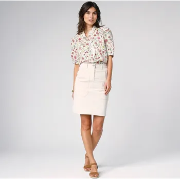 Dámská sukně Rovná keprová sukně režná 48