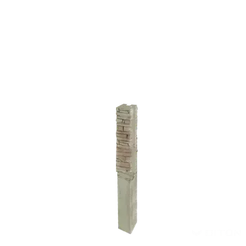 Příslušenství pro plot DITON Plotový systém QUICK WALL STONE béžový mix AKCE sloupek rohový 160 béžový mix