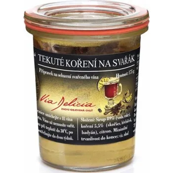 Tekuté koření na svařené víno, Via Delicia, 175 g