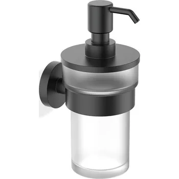 Dávkovač mýdla Decor Walther, Dávkovač mýdla Basic nástěnný černý matný - Formadore