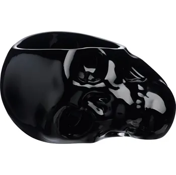 Nude, Miska Memento Mori lebka 24 cm černá - Formadore