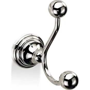 Věšák Decor Walther, Věšák háček na ručníky Decor Walther Classic dvojitý nikl - Formadore