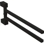 Decor Walther, Tyč - držák na ručníky Corner vertikální dvojitá černá matná - Formadore