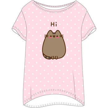 Dámské oblečení E plus M • Dámské triko na spaní kočička Pusheen L Růžová