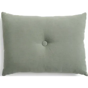 Polštář Hay, Dekorační polštář Dot Linen, 45 x 60 cm, tlumená zelená - Formadore
