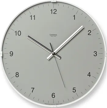 Hodiny Lemnos, Nástěnné hodiny Biome 32 cm šedé - Formadore