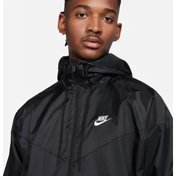 Pánská zimní bunda Nike SPORTSWEAR HERITAGE ESSENTIALS WINDRUNNER černá DA0001-010 - XS | UK 9,5 | US 12